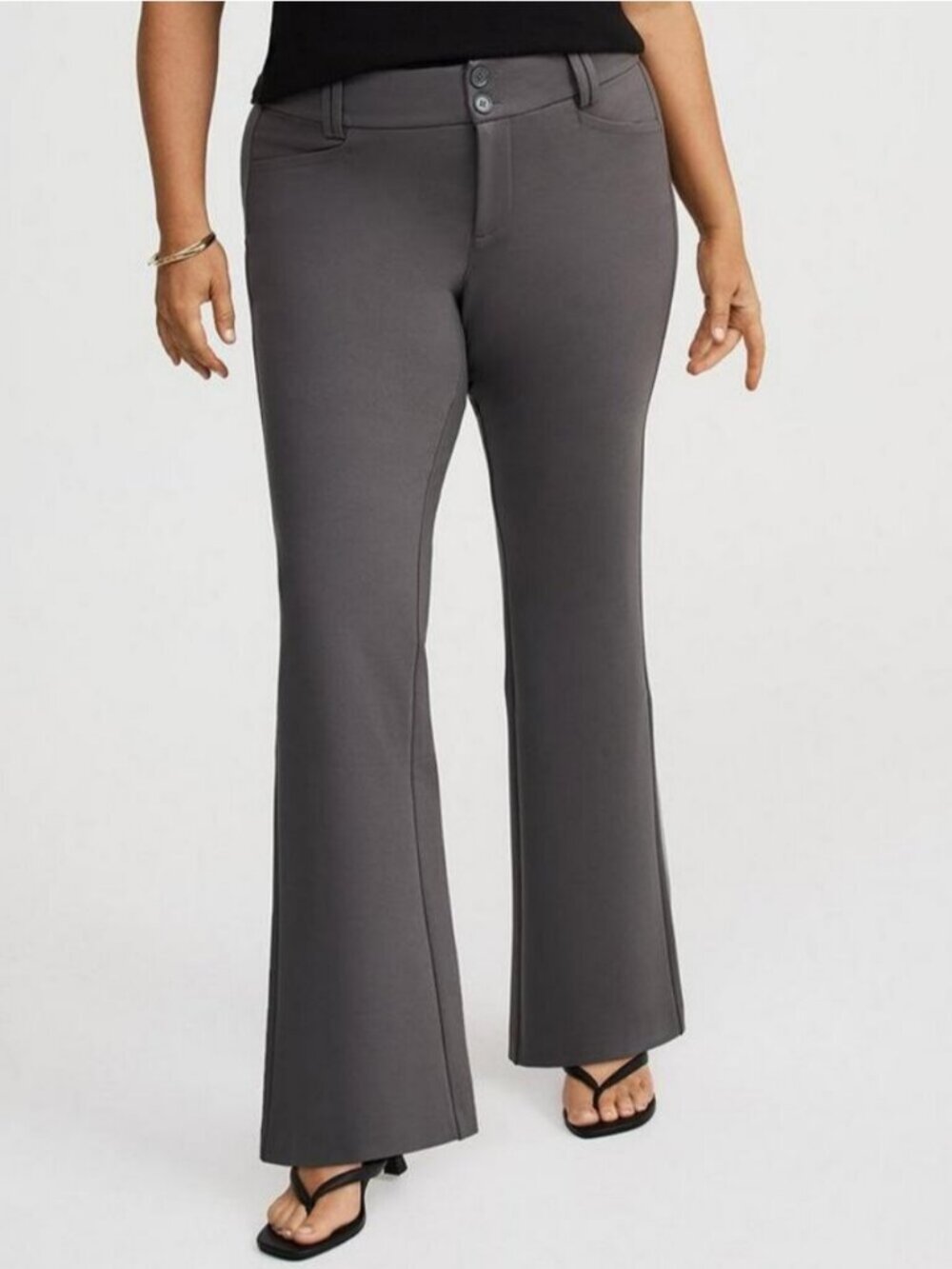 NWT Torrid Studio Trouser Bootcut Ponte Pant Eiffel Tower Size 12